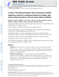 Cover page: A phase I trial adding poly(ADP-ribose) polymerase inhibitor veliparib to induction carboplatin-paclitaxel in patients with head and neck squamous cell carcinoma: Alliance A091101