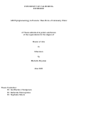 Cover page: ASD Symptomatology in Females: Data From a Community Clinic