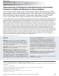 Cover page: Responsiveness to Parenteral Corticosteroids and Lung Function Trajectory in Adults with Moderate-to-Severe Asthma.