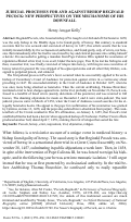 Cover page: Judicial Processes for and against Bishop Reginald Pecock: New Perspectives on the Mechanisms of His Downfall