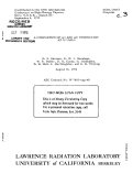 Cover page: A COMPARISON OF Arj AND /WPRODUCTION AT 3.7 GeV/c