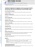 Cover page: Gradients in Depressive Symptoms by Socioeconomic Position Among Men Who Have Sex With Men in the EXPLORE Study