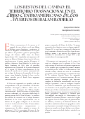 Cover page: Los restos del camino: el territorio trasnacional en el Libro centroamericano de los muertos de Balam Rodrigo