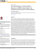 Cover page: Functional Analysis of Chicken IRF7 in Response to dsRNA Analog Poly(I:C) by Integrating Overexpression and Knockdown