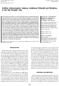 Cover page: Additive Antinociception between Intrathecal Sildenafil and Morphine in the Rat Formalin Test