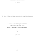 Cover page: The Effects of Numerical Scheme Resolvability for Large-Eddy Simulations