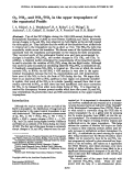 Cover page: O3, NO y , and NO x /NO y in the upper troposphere of the equatorial Pacific