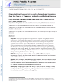 Cover page: Characterizing changes in obsessive–compulsive symptoms over the course of treatment for adolescent bulimia nervosa