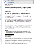 Cover page: Confronting Challenges in Monitoring and Evaluation: Innovation in the Context of the Global Plan Towards the Elimination of New HIV Infections Among Children by 2015 and Keeping Their Mothers Alive.