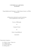 Cover page: Using Multithreaded Techniques to Mask Memory Latency on FPGA Accelerators