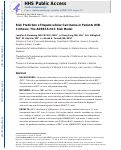 Cover page: Risk prediction of hepatocellular carcinoma in patients with cirrhosis: The ADRESS‐HCC risk model