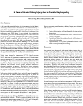 Cover page: A Case of Acute Kidney Injury due to Oxalate Nephropathy