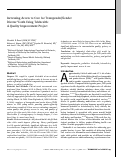 Cover page: Increasing Access to Care for Transgender/Gender Diverse Youth Using Telehealth: A Quality Improvement Project