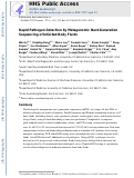 Cover page: Rapid pathogen detection by metagenomic next-generation sequencing of infected body fluids