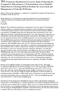 Cover page: 381 Prospective Randomized Crossover Study Evaluating the Comparative Effectiveness of Telesimulation versus&nbsp;Standard Simulation for Teaching Medical Students the Assessment and Management of Critically Ill Patients