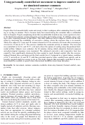 Cover page: Using personally controlled air movement to improve comfort after simulated summer commute