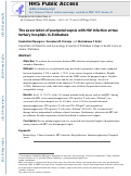 Cover page: The association of puerperal sepsis with HIV infection at two tertiary hospitals in Zimbabwe