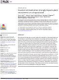 Cover page: Invasive rat eradication strongly impacts plant recruitment on a tropical atoll.