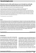 Cover page: Editorial research and the publication process in biomedicine and health: Report from the Esteve Foundation Discussion Group, December 2012