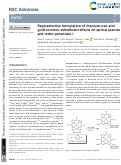 Cover page: Regioselective formylation of rhenium-oxo and gold corroles: substituent effects on optical spectra and redox potentials