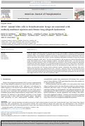 Cover page: CD16+ natural killer cells in bronchoalveolar lavage are associated with antibody-mediated rejection and chronic lung allograft dysfunction