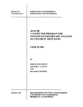 Cover page: ADAP-88: a computer program for nonlinear earthquake analysis of concrete arch dams: user guide