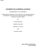 Cover page: A Subsampling Approach to Estimating The Distribution of Diverging Statistics with Applications to Assessing Financial Market Risk