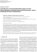 Cover page: Quantification and Standardized Description of Color Vision Deficiency Caused by Anomalous Trichromats-Part II: Modeling and Color Compensation