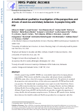 Cover page: A multinational qualitative investigation of the perspectives and drivers of exercise and dietary behaviors in people living with HIV