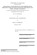 Cover page: Measuring Astrophysical Parameters from Resolved Stellar Populations in the Milky Way using Applied Statistics