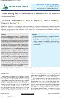 Cover page: On the scaling and standardization of charcoal data in paleofire reconstructions