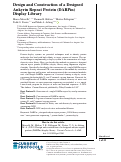 Cover page: Design and Construction of a Designed Ankyrin Repeat Protein (DARPin) Display Library