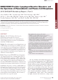 Cover page: HHV8/KSHV-Positive Lymphoproliferative Disorders and the Spectrum of Plasmablastic and Plasma Cell Neoplasms: 2015 SH/EAHP Workshop Report-Part 3.