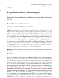 Cover page: Kaczyński’s Poland and Orbán’s Hungary: Different Forms of Autocracy with Common Right-Wing Frames in the EU