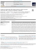 Cover page: Cognitively supernormal older adults maintain a unique structural connectome that is resistant to Alzheimer’s pathology