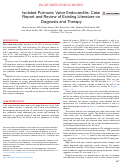 Cover page: Isolated Pulmonic Valve Endocarditis: Case Report and Review of Existing Literature on Diagnosis and Therapy