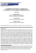 Cover page: California and the SAT: A Reanalysis of University of California Admissions Data