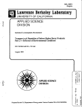 Cover page: Transport and Deposition of Indoor Radon Decay Products: Part II. - Influence of Environmental Conditions