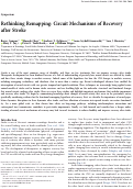 Cover page: Rethinking Remapping: Circuit Mechanisms of Recovery after Stroke.