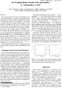 Cover page: ILC Damping Rings: Benefit of the Antechamber or: Antechamber vs. SEY