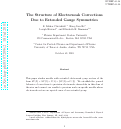 Cover page: Structure of electroweak corrections due to extended gauge symmetries