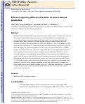 Cover page: Effects of rejecting diffusion directions on tensor-derived parameters