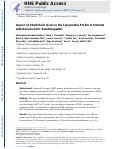 Cover page: Impact of obeticholic acid on the lipoprotein profile in patients with non-alcoholic steatohepatitis