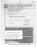 Cover page: COMPOSITION AND STAGING IN THE GRAPHITE/AsF6 SYSTEM AND ITS RELATIONSHIP TO GRAPHITE/AsF5