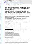 Cover page: Marine omega‐3 fatty acid intake and survival of stage III colon cancer according to tumor molecular markers in NCCTG Phase III trial N0147 (Alliance)