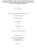 Cover page: Anticancer mechanism of action and therapeutic potential of the natural phytochemical Indole-3-Carbinol and its potent synthetic derivative1-benzyl Indole-3-carbinol in Human Melanoma.