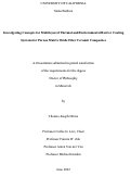 Cover page: Investigating Concepts for Multilayered Thermal and Environmental Barrier Coating Systems for Porous Matrix Oxide Fiber Ceramic Composites