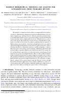 Cover page: BAYESIAN HIERARCHICAL MODELING AND ANALYSIS FOR ACTIGRAPH DATA FROM WEARABLE DEVICES.