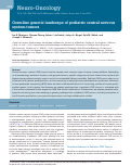 Cover page: Germline genetic landscape of pediatric central nervous system tumors