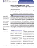 Cover page: Defining the optimal window for cranial transplantation of human induced pluripotent stem cell-derived cells to ameliorate radiation-induced cognitive impairment.